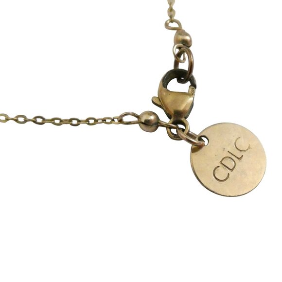 CARLA DE LA CRUZ Virgo Constellation Necklace gold filled Night Sky - Picture 7 of 8